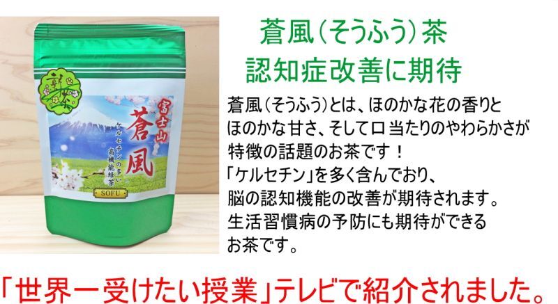 キャンペーンもお見逃しなく ケルセチン高含有煎茶 緑茶<br>蒼風<br>ティーパックタイプ3g×17包<br>ケルセチン配糖体  鹿児島県産お茶<br>